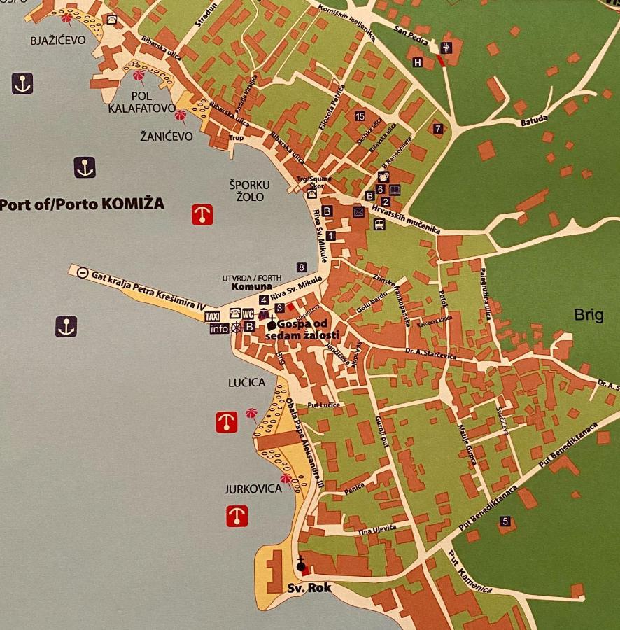 Apartment Esa Komiža Kültér fotó
